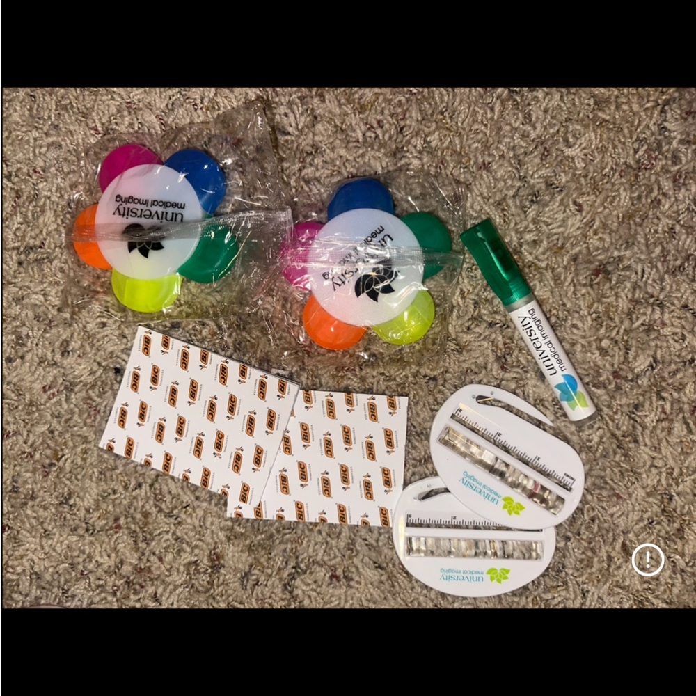 7 piece office supplies 🖇️